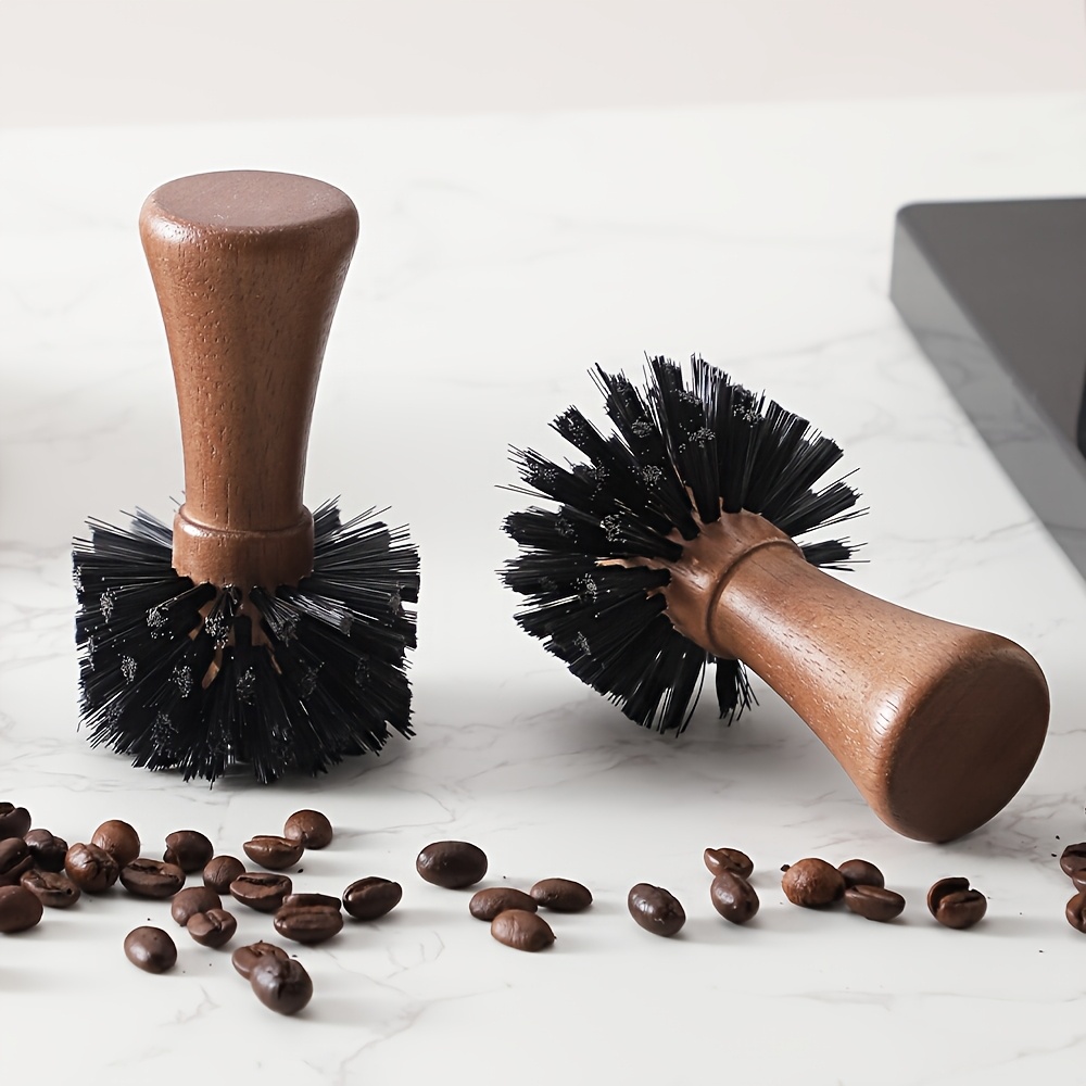 Coffee Shop Equipment - Solid Wood Handle Coffee Powder Bowl
