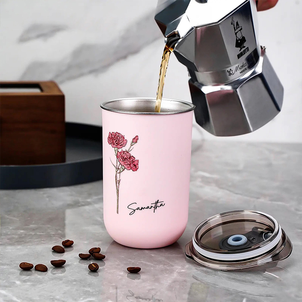 Personalized Birth Flower Coff - Coffee Equipment Usa review and price