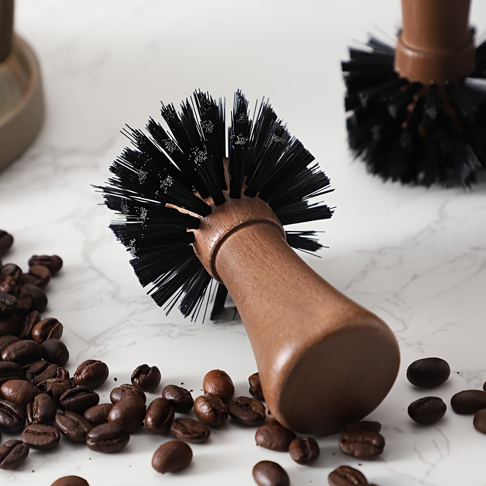 Solid Wood Handle Coffee Powde - Coffee Shop Equipment review and price