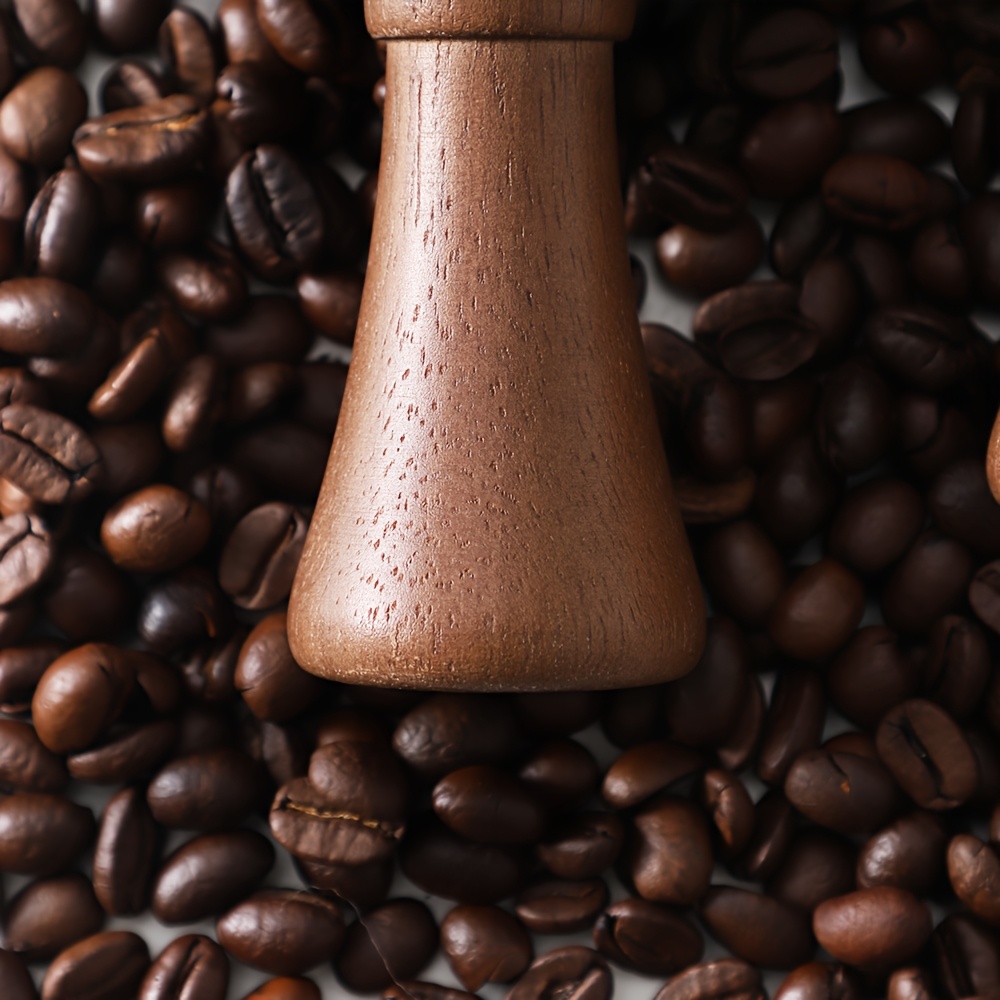 Solid Wood Handle Coffee Powde - Coffee Shop Equipment review and price