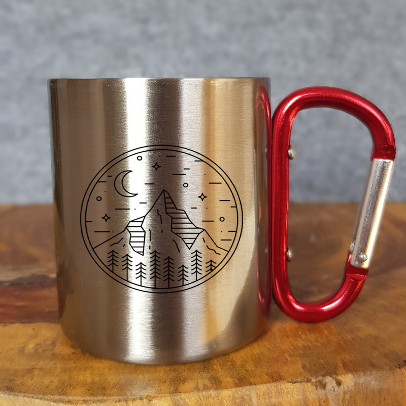 Stainless Steel Camping Mug wi - Coffee Equipment Usa review and price