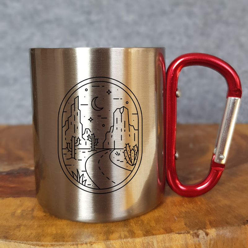 Stainless Steel Camping Mug wi - Coffee Equipment Usa review and price